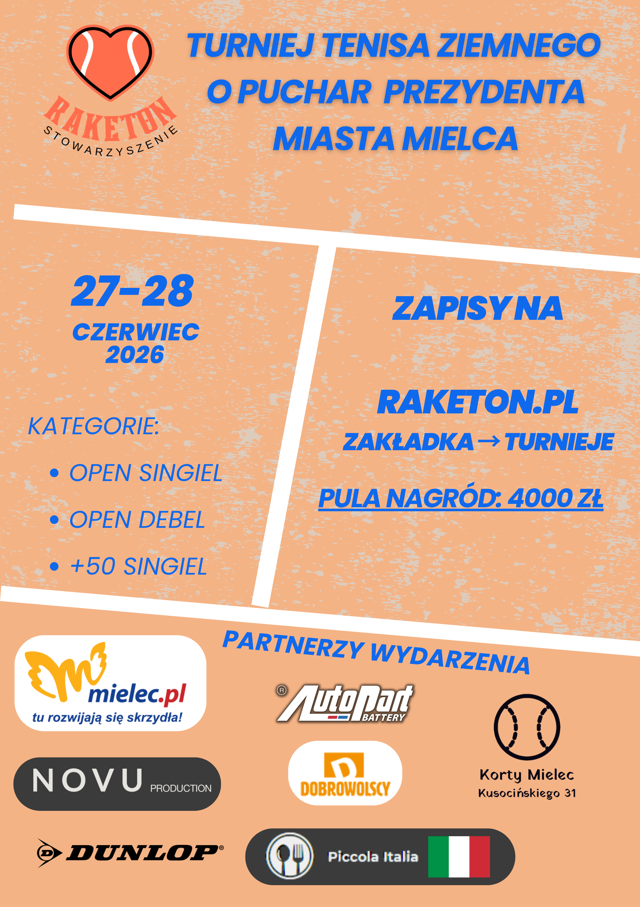 Turniej o Puchar Prezydenta Mielca – trwają zapisy